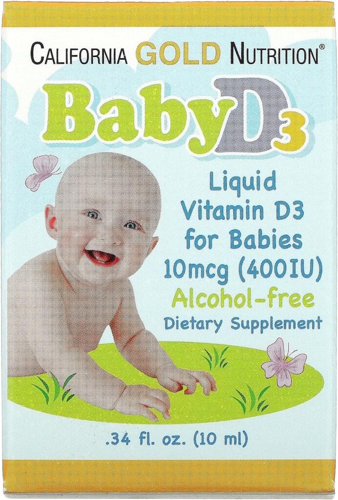 Nurturing Your Baby's Health with "California Gold Nutrition" Baby Vitamin D3 Drops