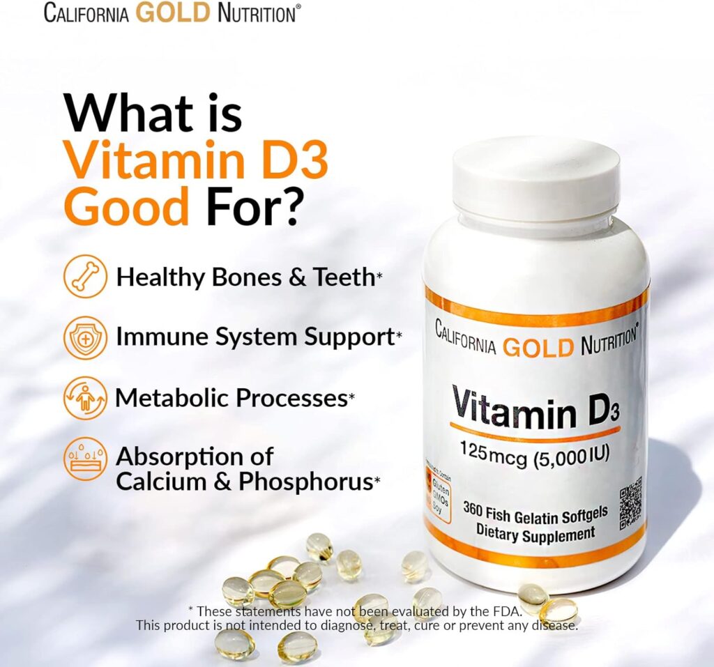 California Gold Nutrition: Baby Vitamin D3 Drops
