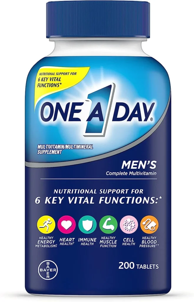 Elevate Your Health Game with ONE A DAY Men's Multivitamin - Unleash Immune Power and Vitality!