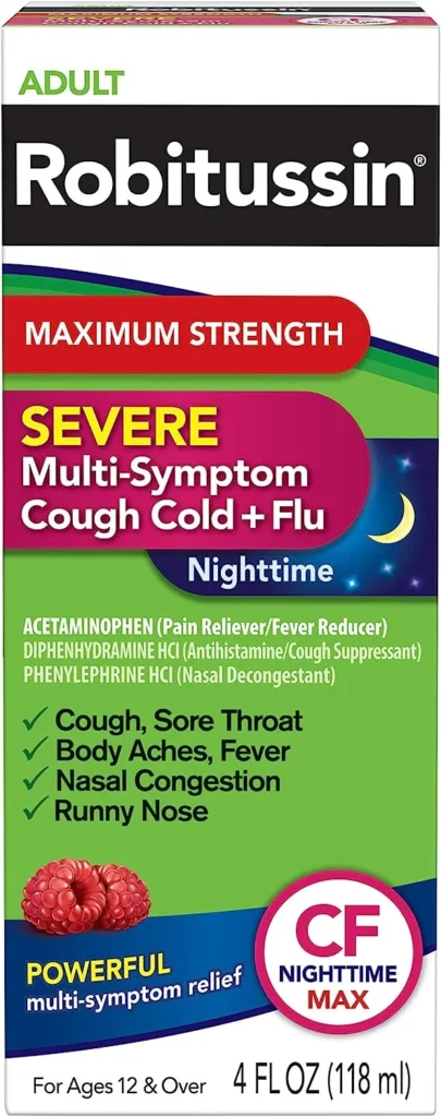 Robitussin Maximum Strength Severe Nighttime Relief: Your Ultimate Cold Companion!