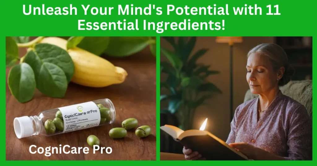 CogniCare Pro: Unleash Your Mind's Potential with 11 Essential Ingredients!