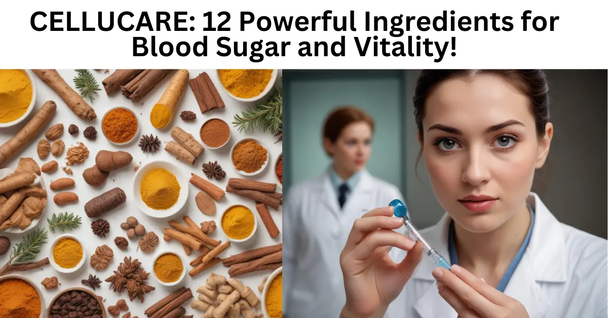 CELLUCARE: 12 Powerful Ingredients for Blood Sugar and Vitality!